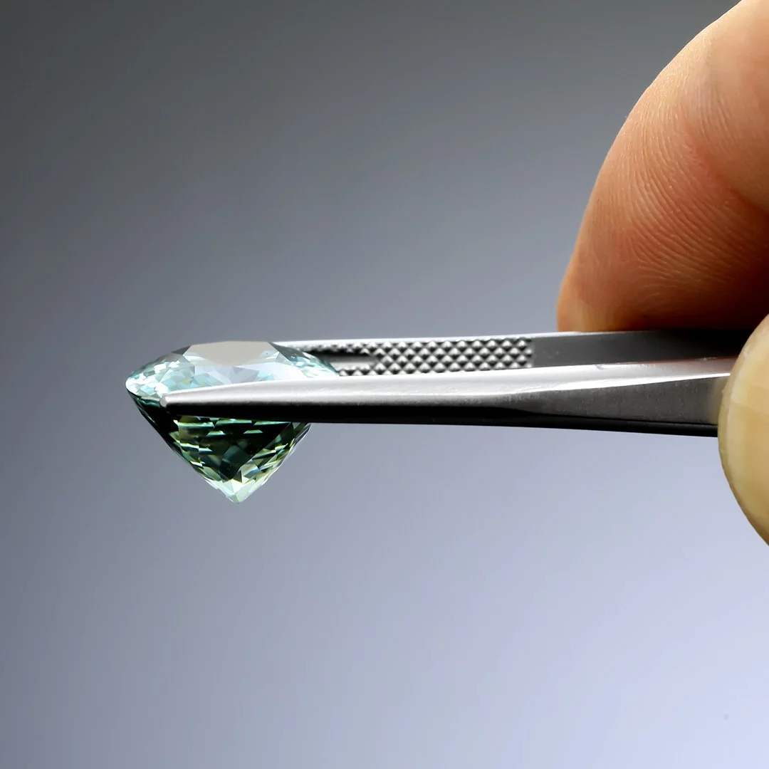 Madagascan Seafoam Green Beryl - Rectangle Cushion - 8.95ct