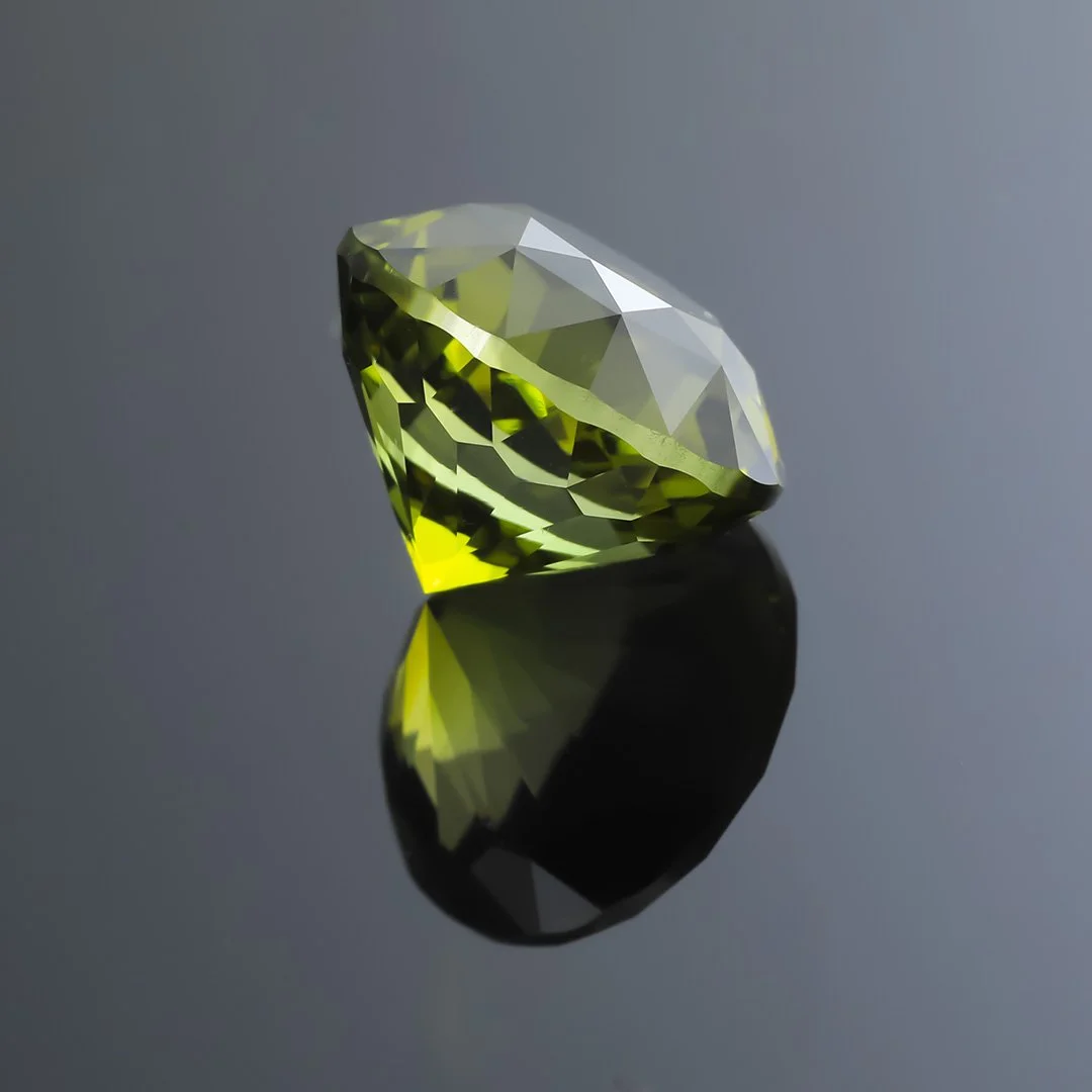 Nigerian Golden Green Chartreuse Sunset Tourmaline - Halo Flare - 6.27ct