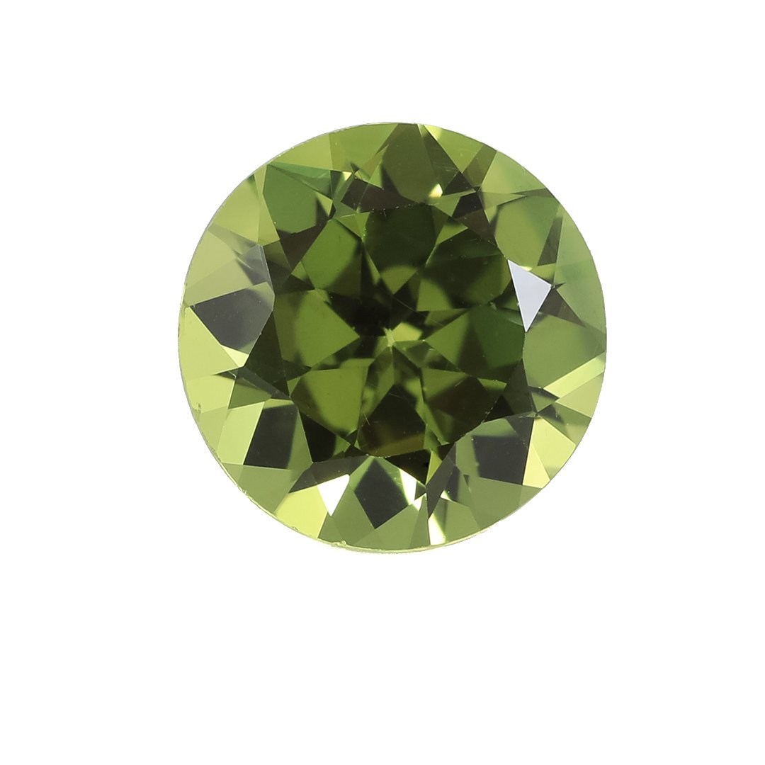 Bespoke Gems - Australian Chartreuse Sapphire - Round Brilliant - 1.1ct