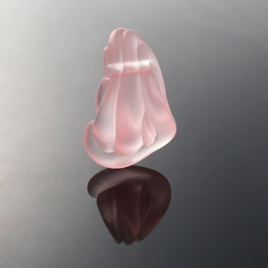 Bespoke Gems - Rose Quartz - Melting Love Marshmallow - 62.40ct by Doug Menadue