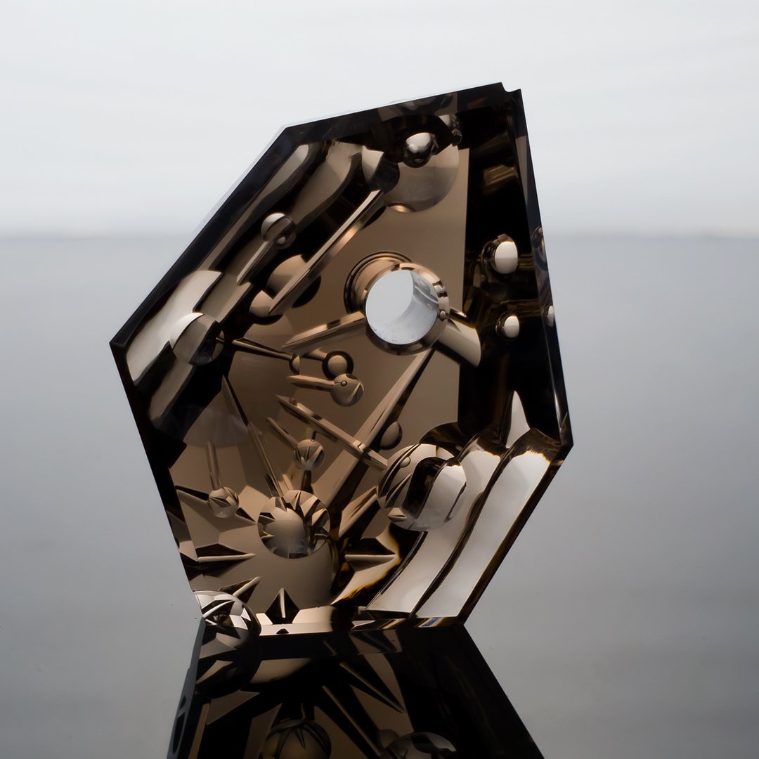 Bespoke Gems - Smokey Quartz - Psychonaut VII - Aurora - 148ct by Doug Menadue