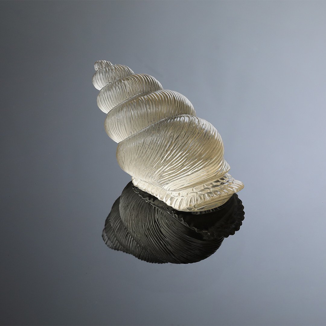 Australian Smoky Quartz - Snail Carving - 131.15ct