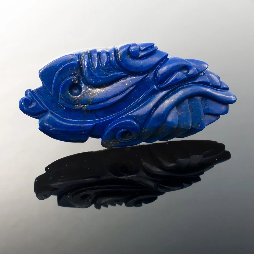 Bespoke Gems - Lapis Lazuli - Kirin - 145.9ct by Doug Menadue
