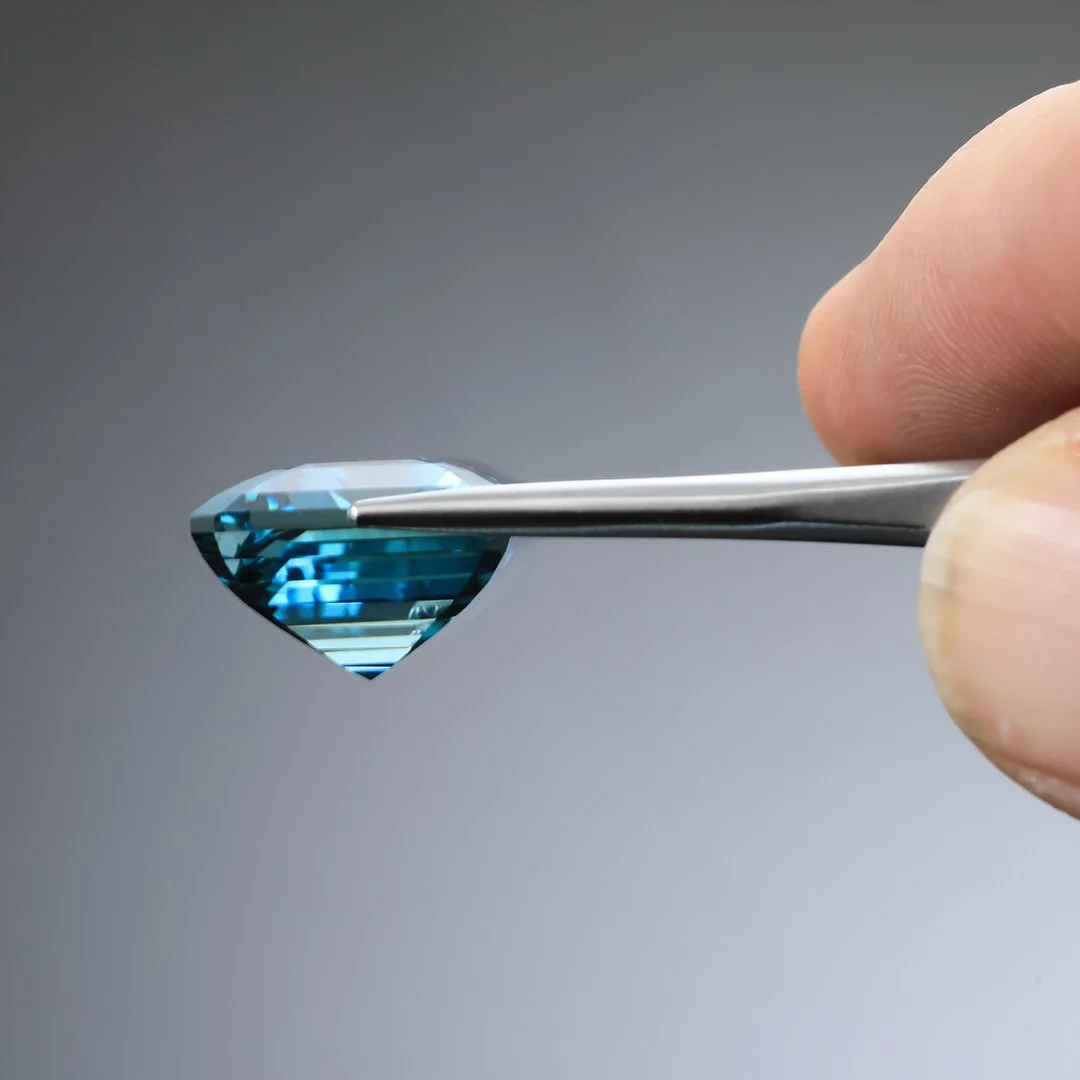 Madagascan Santa Maria Blue Aquamarine - Emerald Cut - 26.58ct