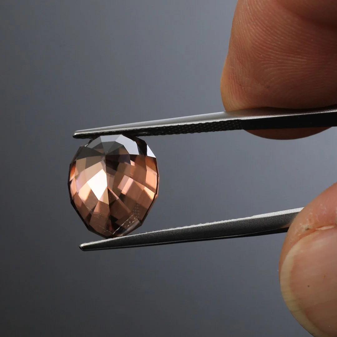 Australian Mud Tank Zircon - Oval Pear - 12.66ct