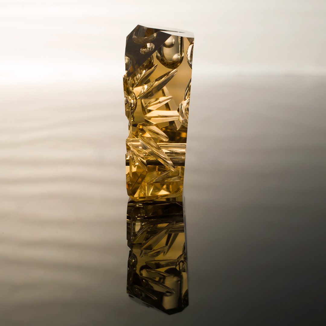 Bespoke Gems - Citrine - Psychonaut III - Trinity - 68.52ct by Doug Menadue