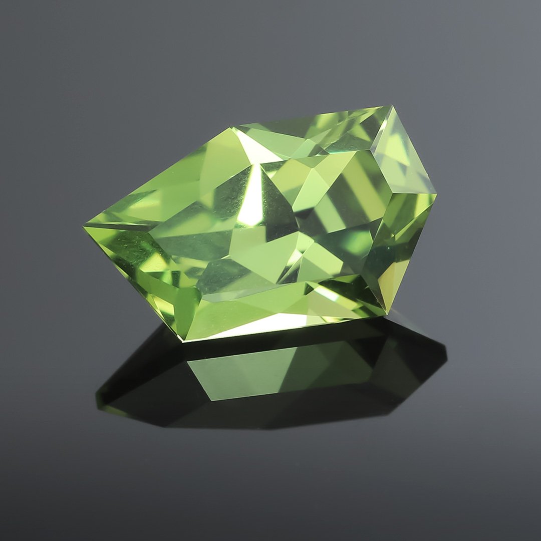 Australian Green Sapphire - Freeform Hexagon - 1.73ct