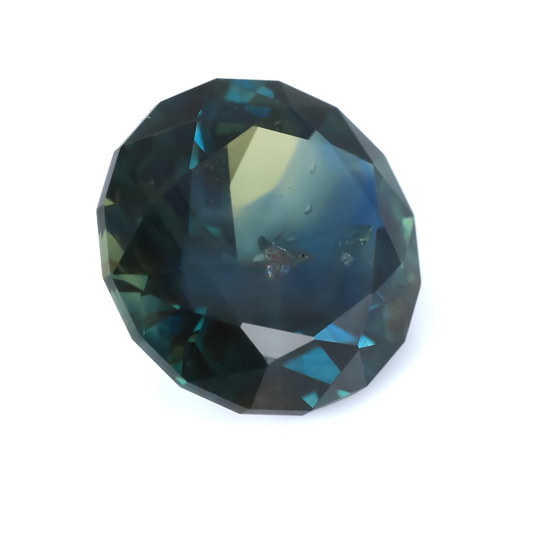 Bespoke Gems - Australian Parti Sapphire - Round Brilliant - 3.39ct
