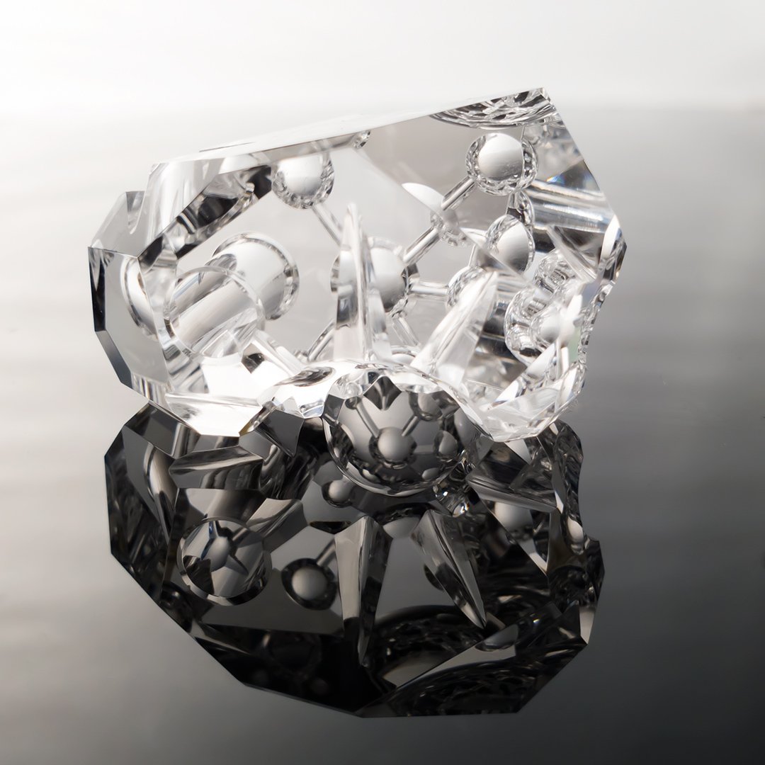 Gem Carving - Quartz Crystal - Psychonaut II - I See Lights - 99.9ct by Doug Menadue