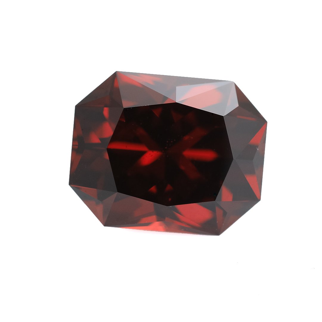 Red Garnet - Rectangle Radiant - 8.12ct by Doug Menadue