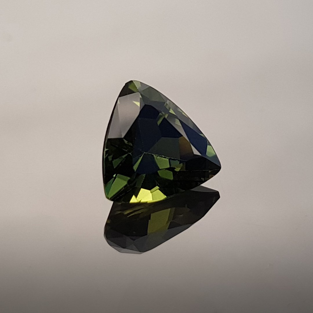Bespoke Gems - Australian Green Sapphire - Trillion - 2.21ct