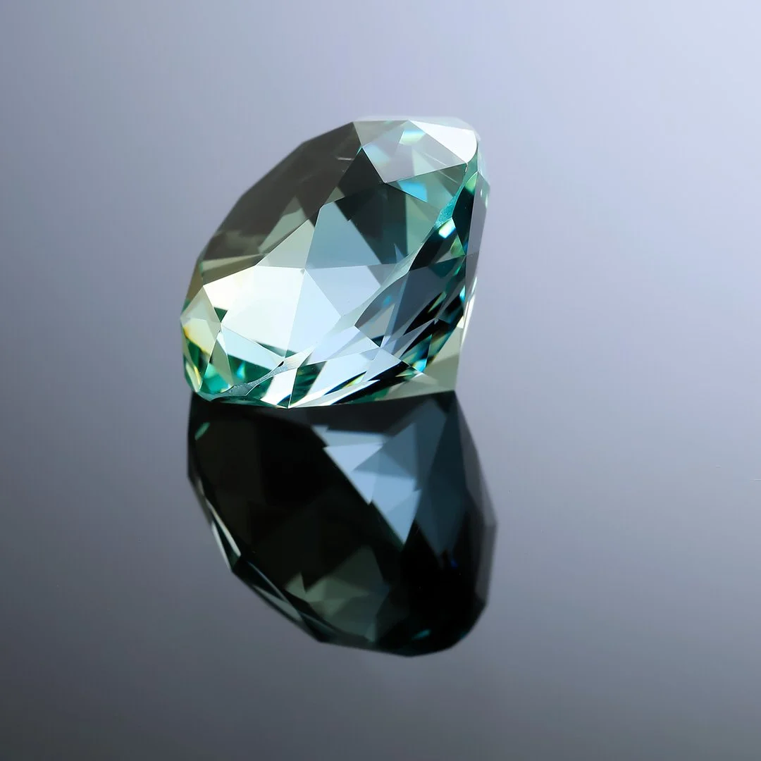 Australian O'Briens Creek Natural Green Topaz - Supernova Round - 19.85ct