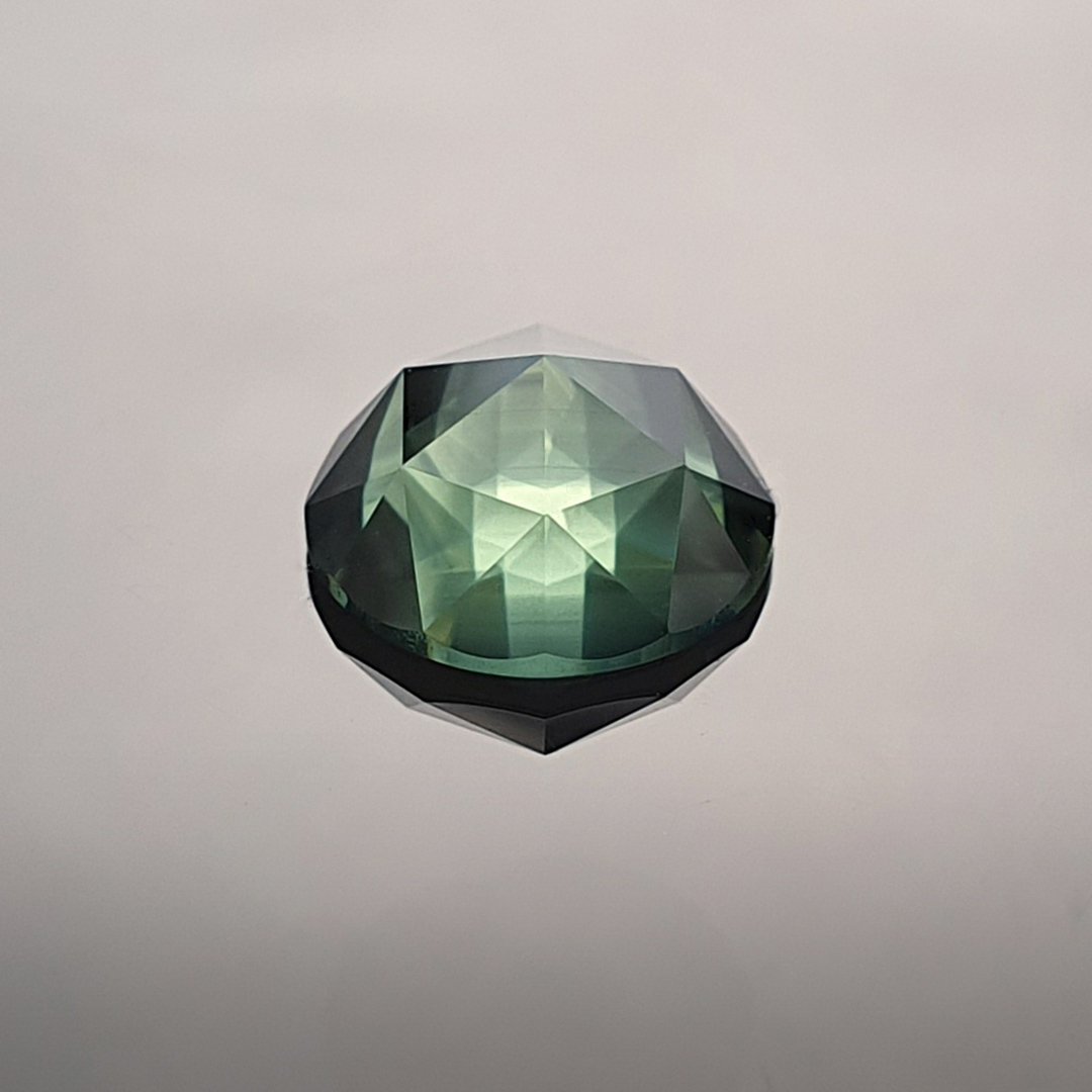 Precision Gems - Australian Green Sapphire - Rose Cut - 1.71ct by Doug Menadue