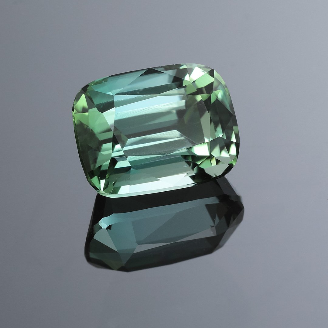 Afghan Green Tourmaline - 5.84ct - Rectangle Cushion