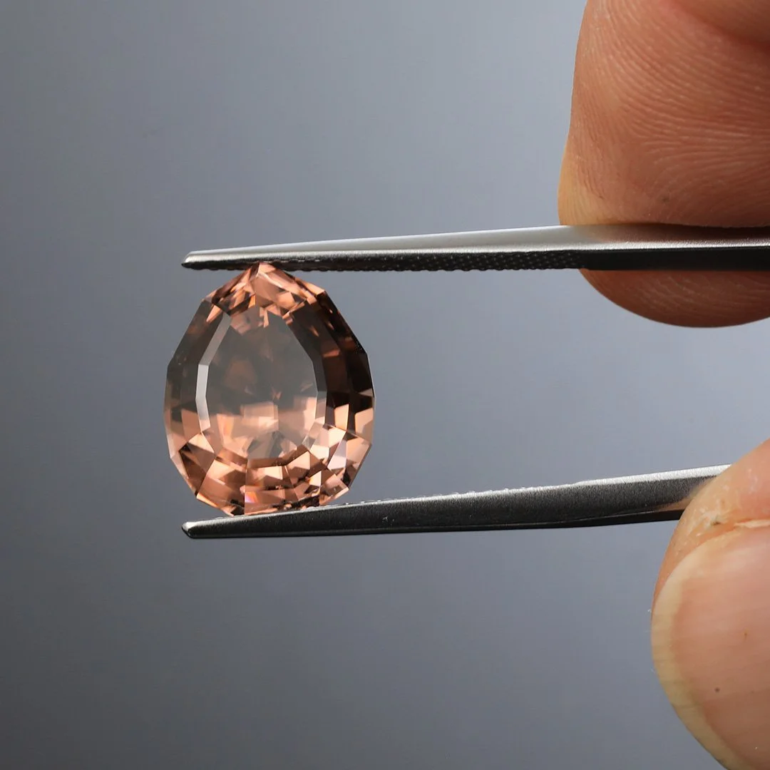 Australian Mud Tank Zircon - Oval Pear - 12.66ct