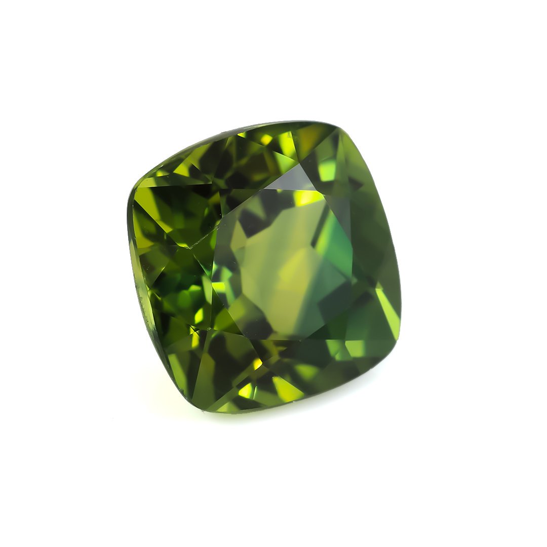 Bespoke Gems - Australian Green Sapphire - Square Cushion - 2.3ct