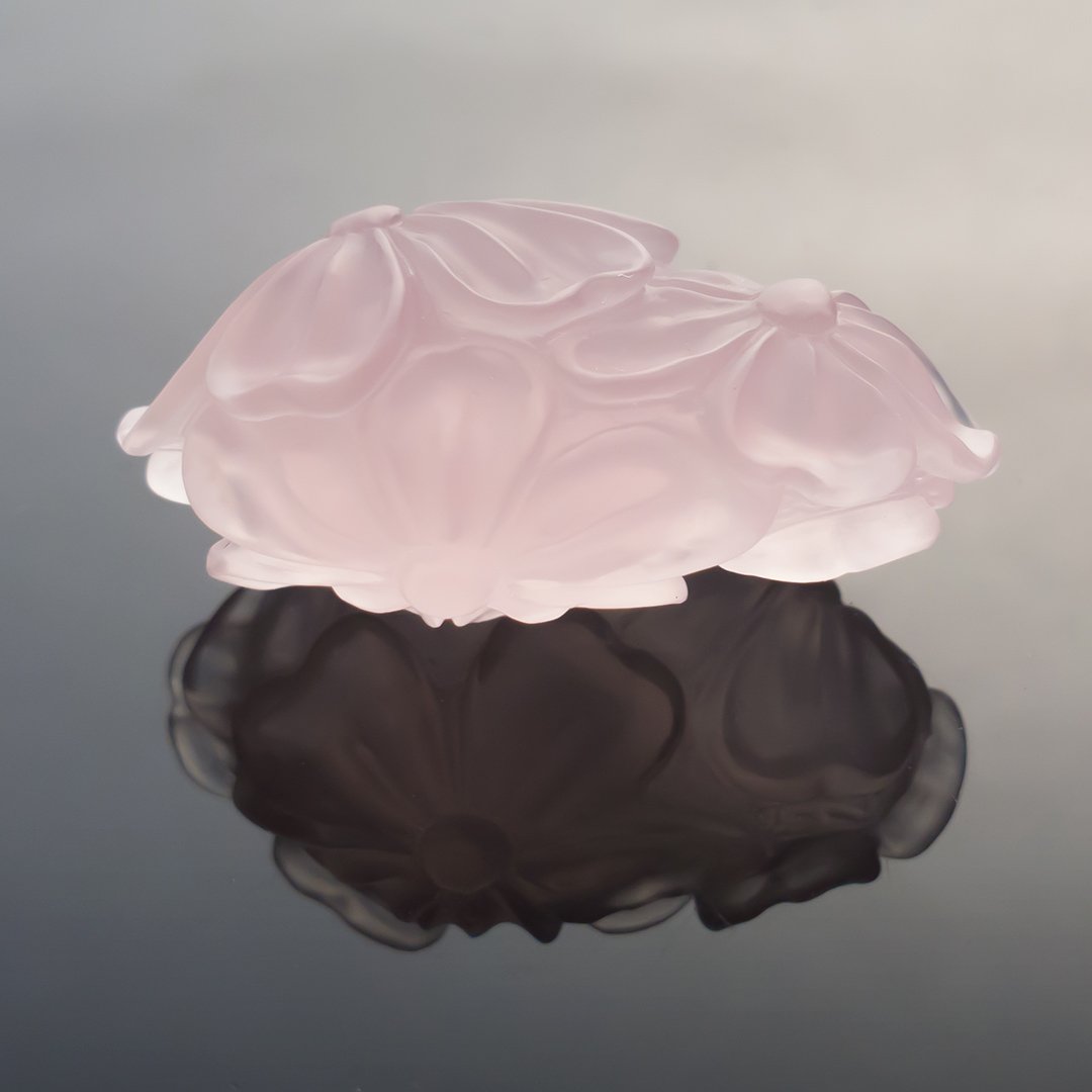 Bespoke Gems - Rose Quartz - Sakura Blossoms - 38.29ct by Doug Menadue
