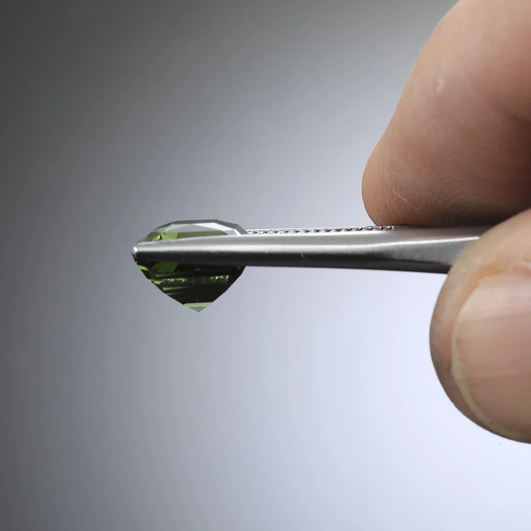 Brazilian Green Tourmaline - Rectangle Cushion - 6.29ct