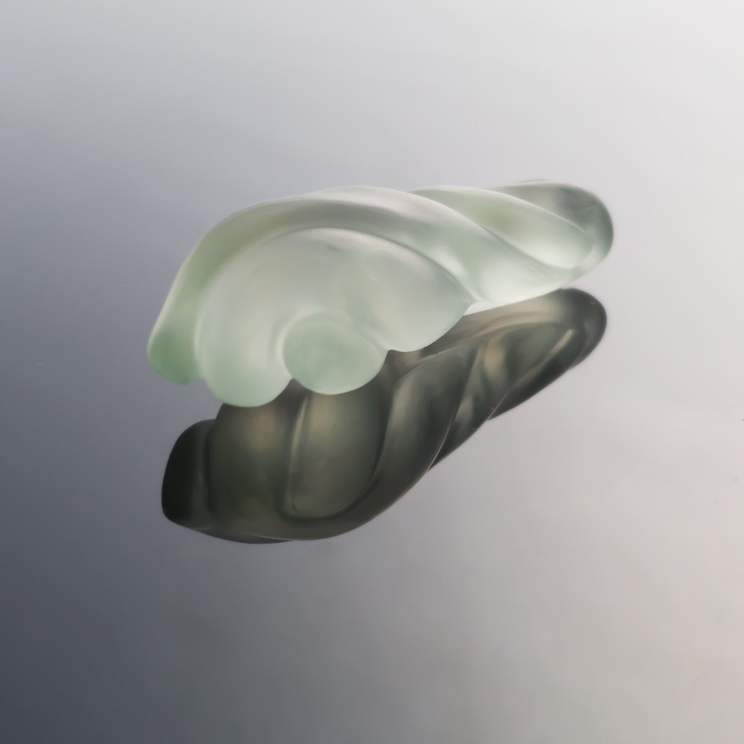 Gem Carving - Prasiolite - Twist - 40.99ct by Doug Menadue