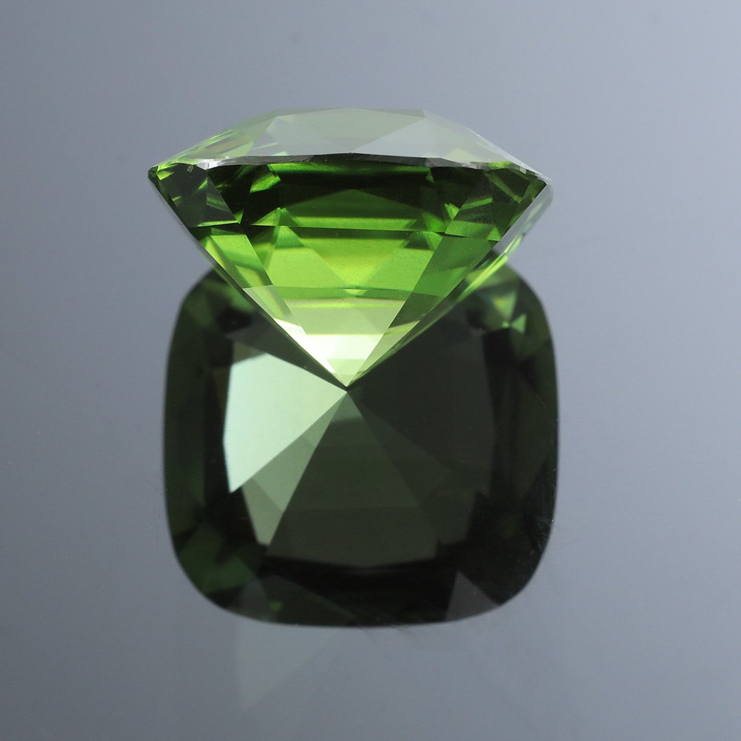 Burmese Peridot - Square Cushion - 10.4ct