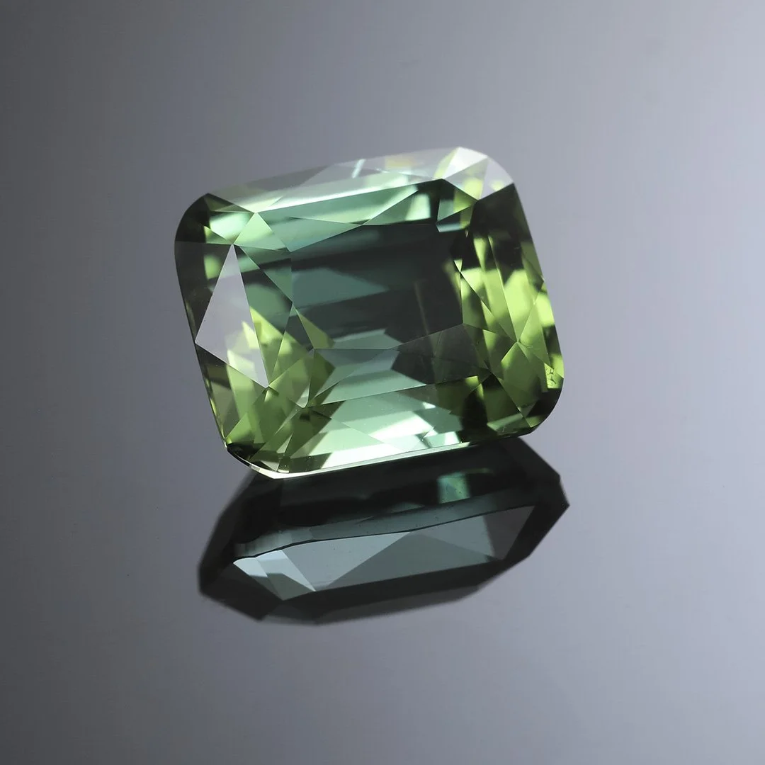 Brazilian Green Tourmaline - Rectangle Cushion - 6.29ct