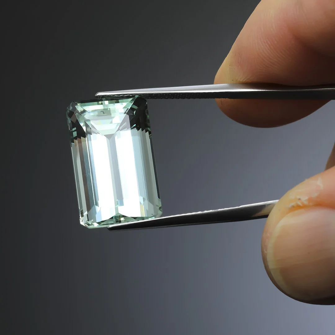 Indian Seafoam Green Beryl - Emerald Cut - 18.95ct