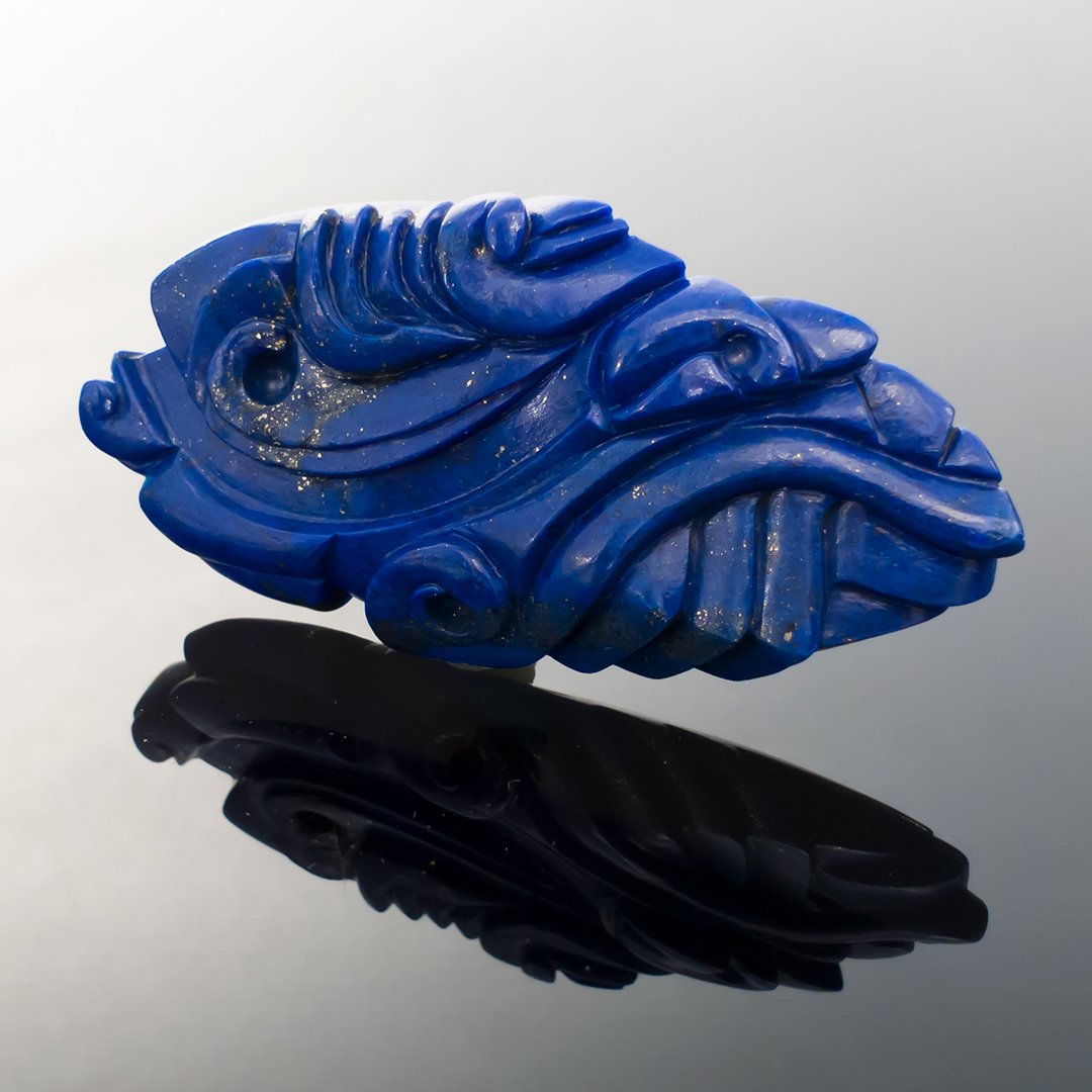 Bespoke Gems - Lapis Lazuli - Kirin - 145.9ct by Doug Menadue