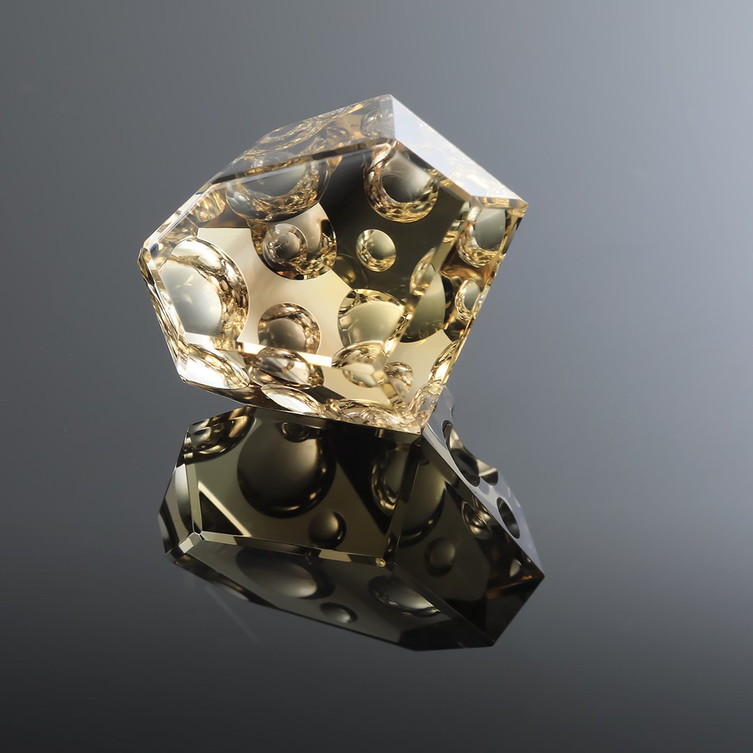 Smoky Citrine - Innerscape - 46.72ct - Bespoke gem carving by Doug Menadue, Sydney, Australia