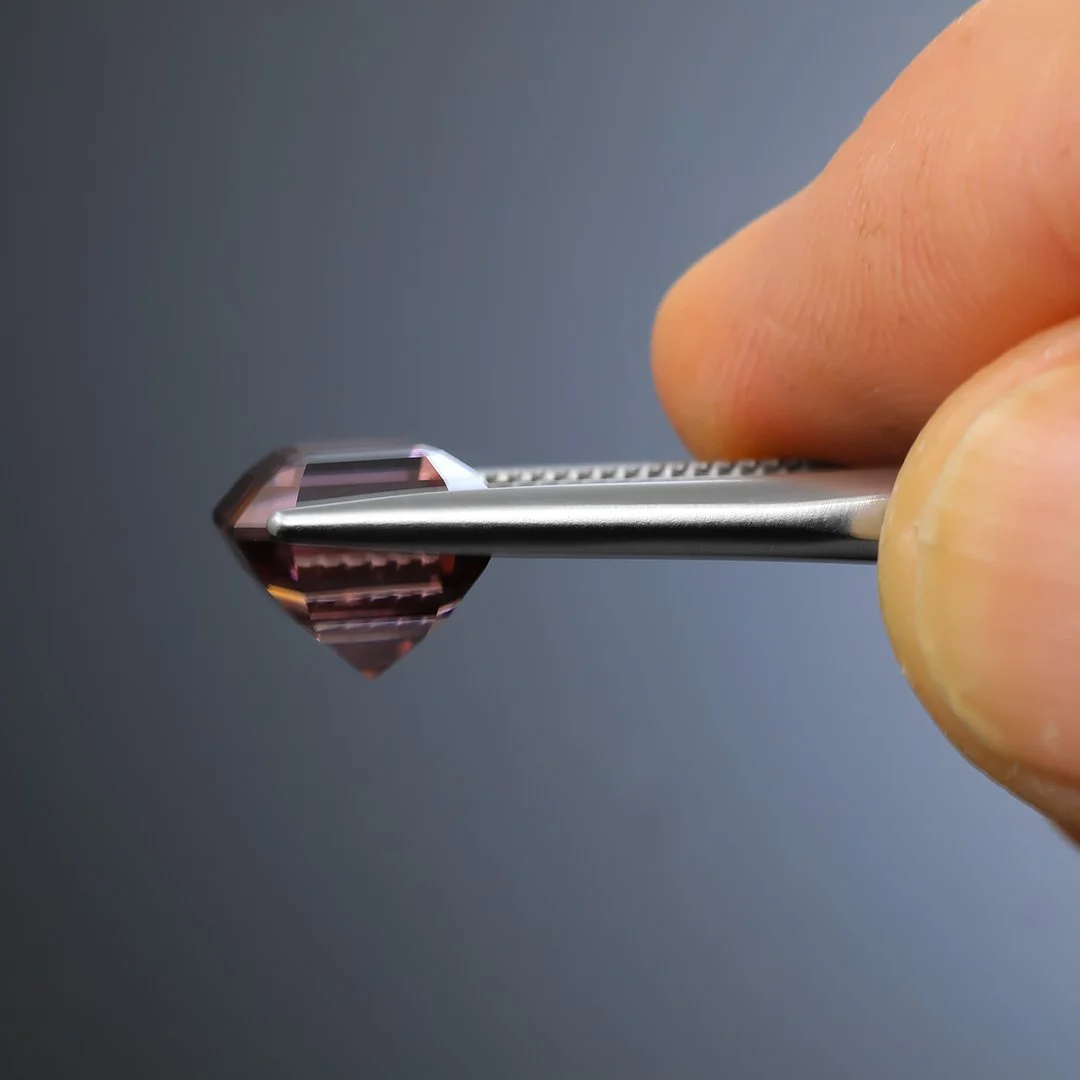 Australian Mud Tank Zircon - Emerald Cut - 12.16ct