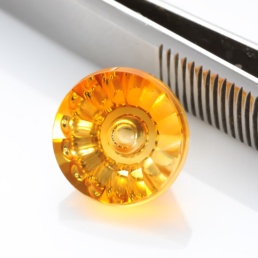 Bespoke Gems - Citrine - Chrysanthemum - 7.63ct by Doug Menadue