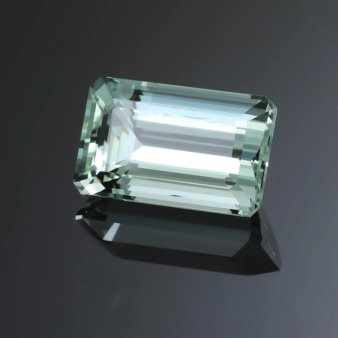 Indian Seafoam Green Beryl - Emerald Cut - 18.95ct