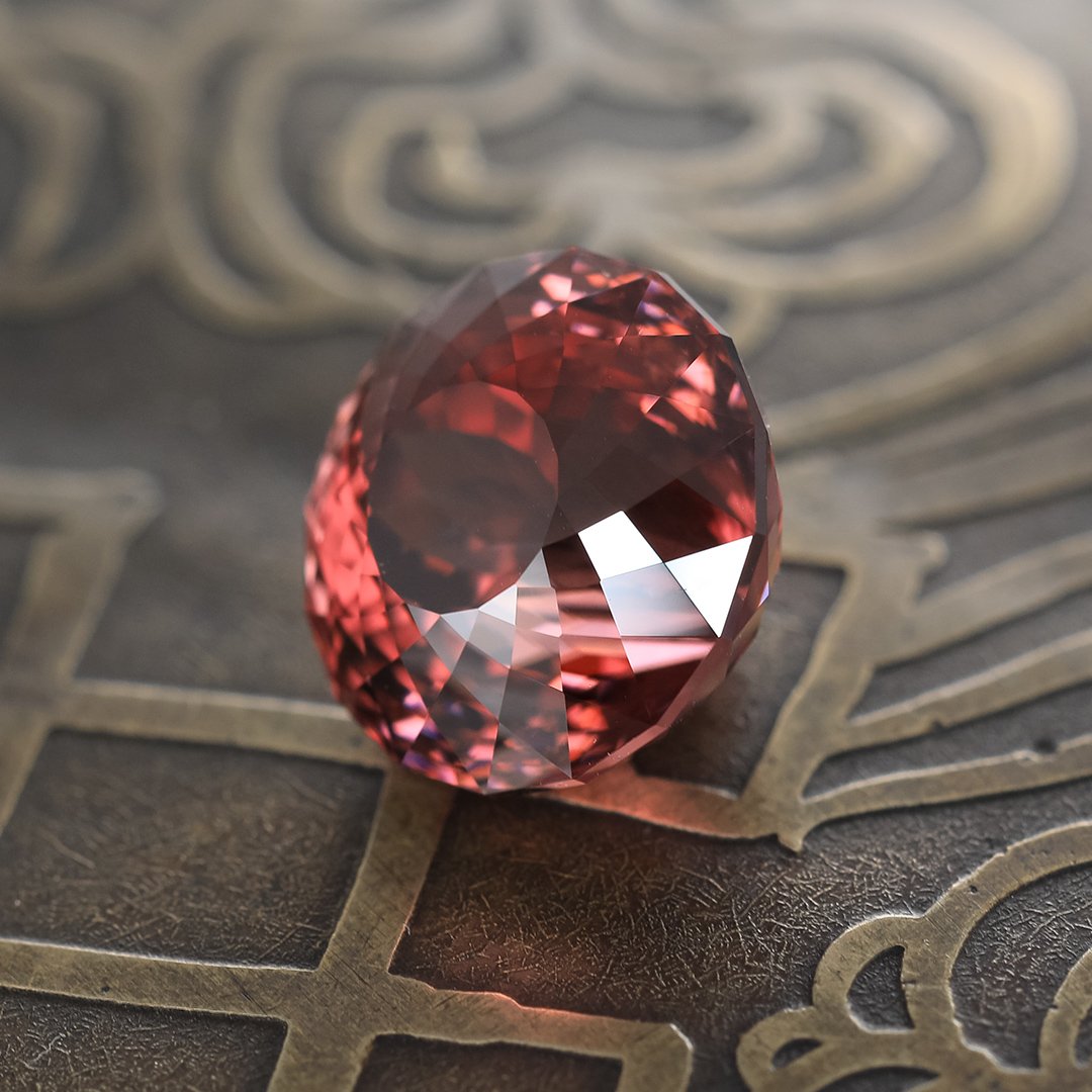Bespoke Gems - Zircon - Portuguese Double Rose - 12.65ct by Doug Menadue