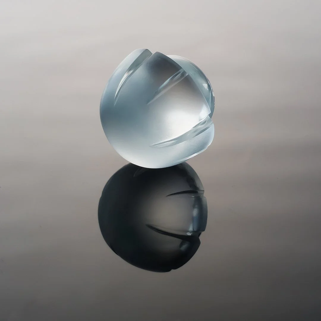 Bespoke Gems - Natural Blue Topaz - Moon Gem - 14.1ct by Doug Menadue