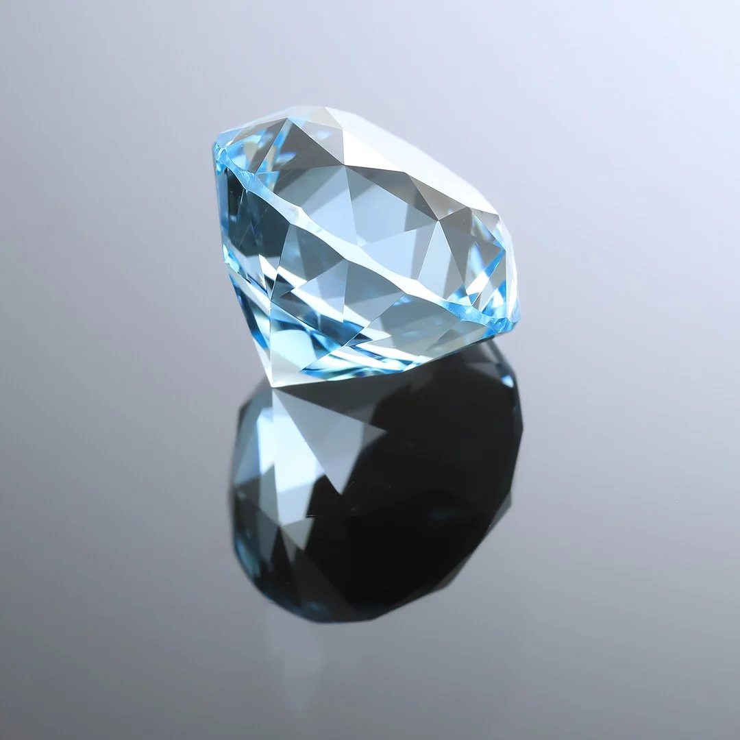 Australian O'Briens Creek Natural Blue Topaz - Supernova Round - 13.29ct