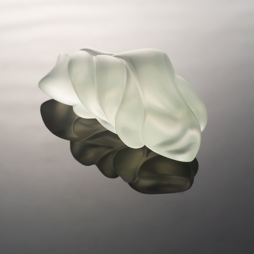 Gem Carving - Prasiolite - Twist - 57.41ct by Doug Menadue