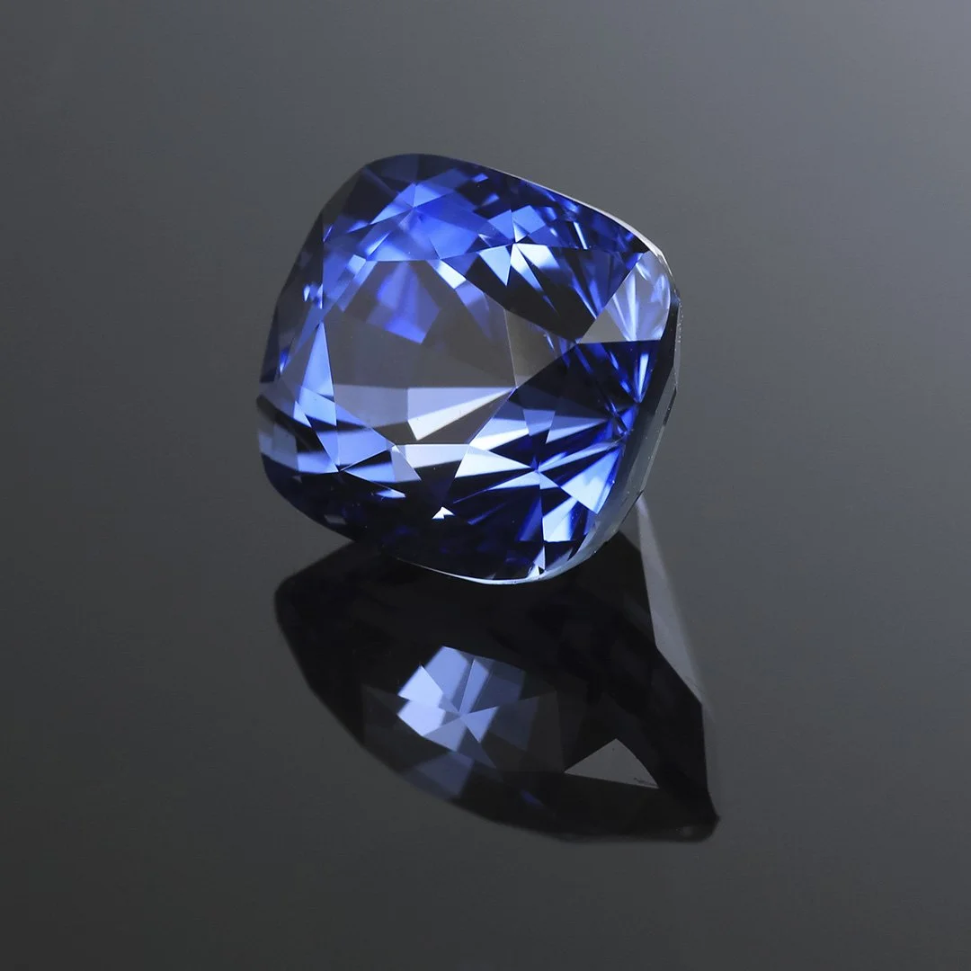 Ceylon Blue Sapphire - Rectangle Cushion - 6.34ct