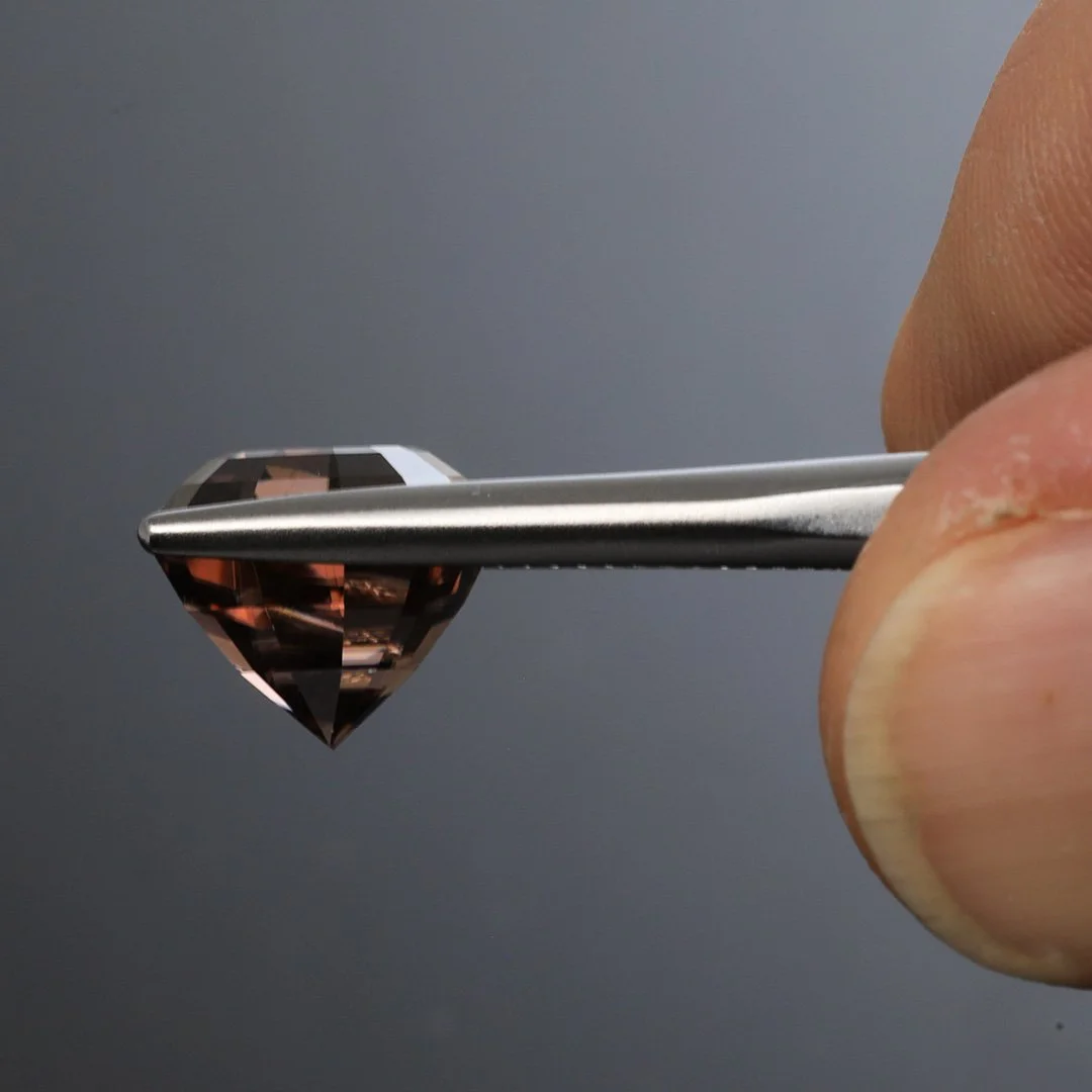 Australian Mud Tank Zircon - Oval Pear - 12.66ct