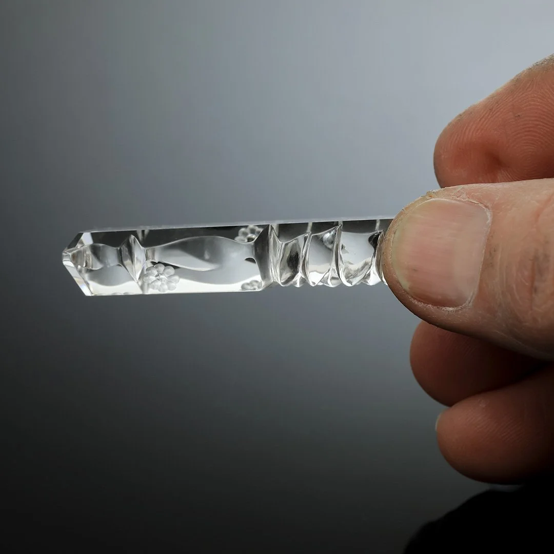 Rock Crystal - Chrysanthemum Dragon - 117.45ct