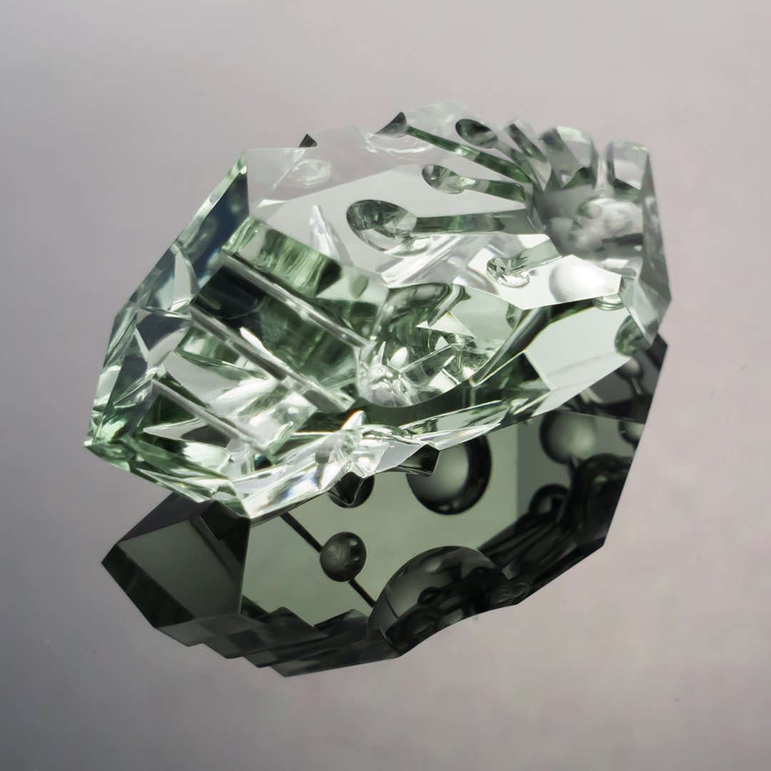 Bespoke Gems - Prasiolite - Psychonaut VIII - 44.12ct by Doug Menadue