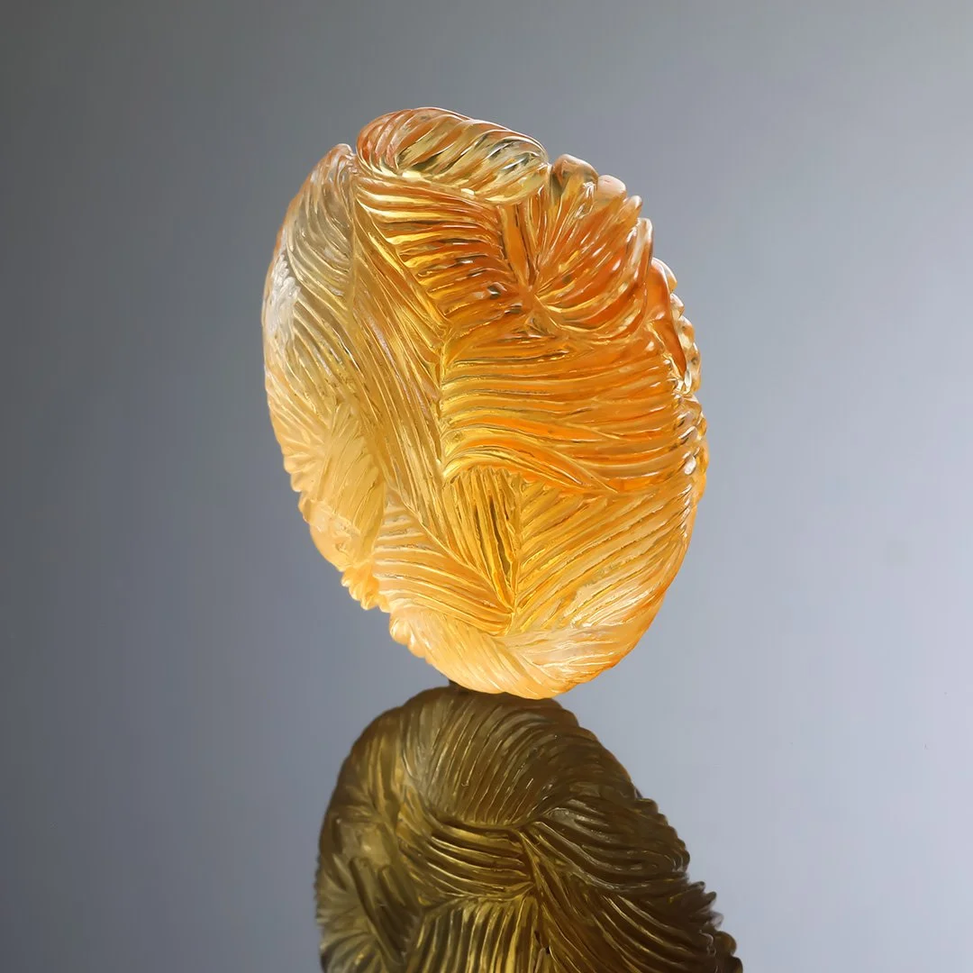Golden Citrine - Lion - 138.75ct