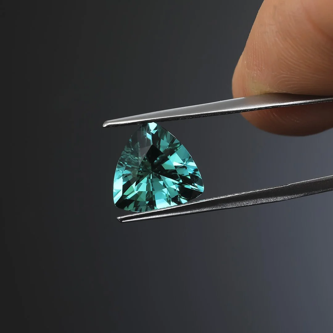 Namibian Lagoon Tourmaline - Trillion - 3.10ct