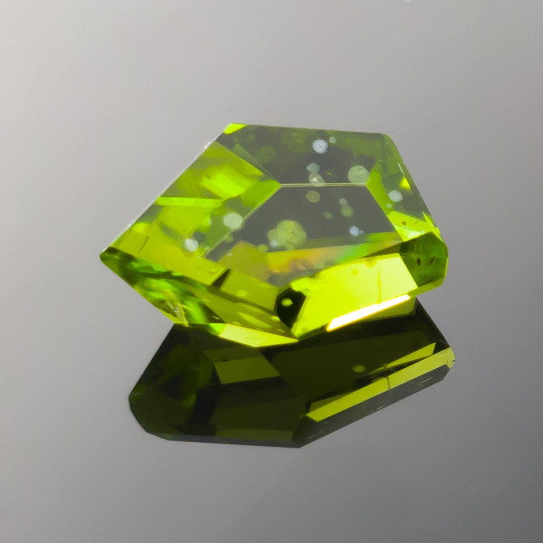 Peridot - Freeform - Milky Way - 3.12ct