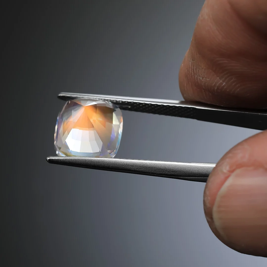 Madagascan Rainbow Moonstone - Cushion - 4.44ct