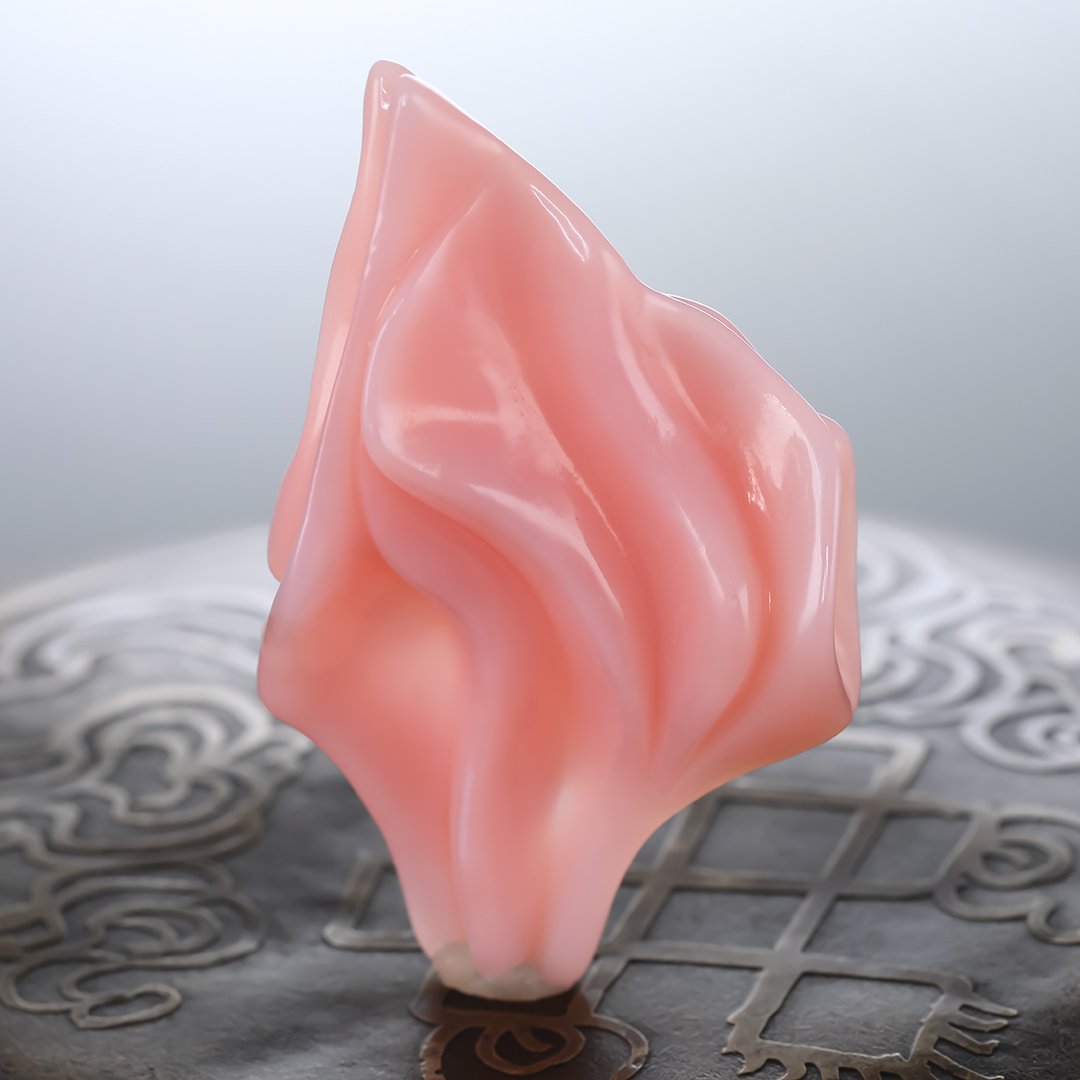 Bespoke Gems - Pink Opal - Spocks Ear - 50.31ct by Doug Menadue