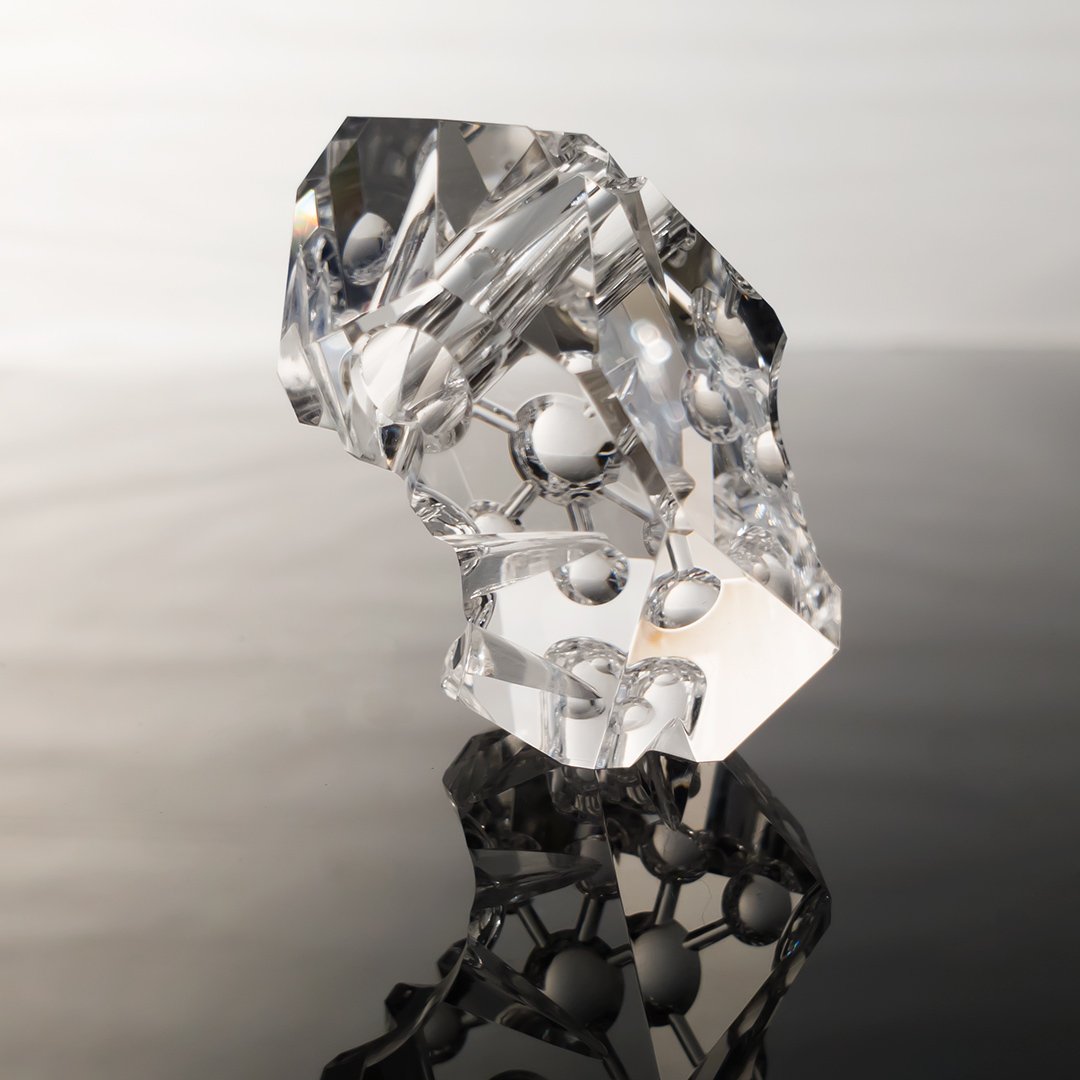 Gem Carving - Quartz Crystal - Psychonaut II - I See Lights - 99.9ct by Doug Menadue