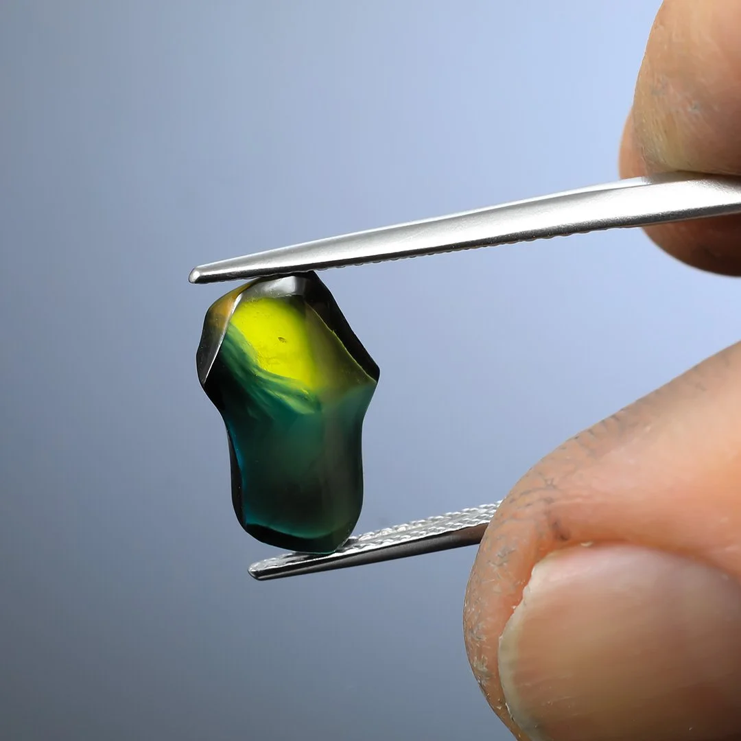Australian Parti Sapphire - Skin Polish - 4.71ct