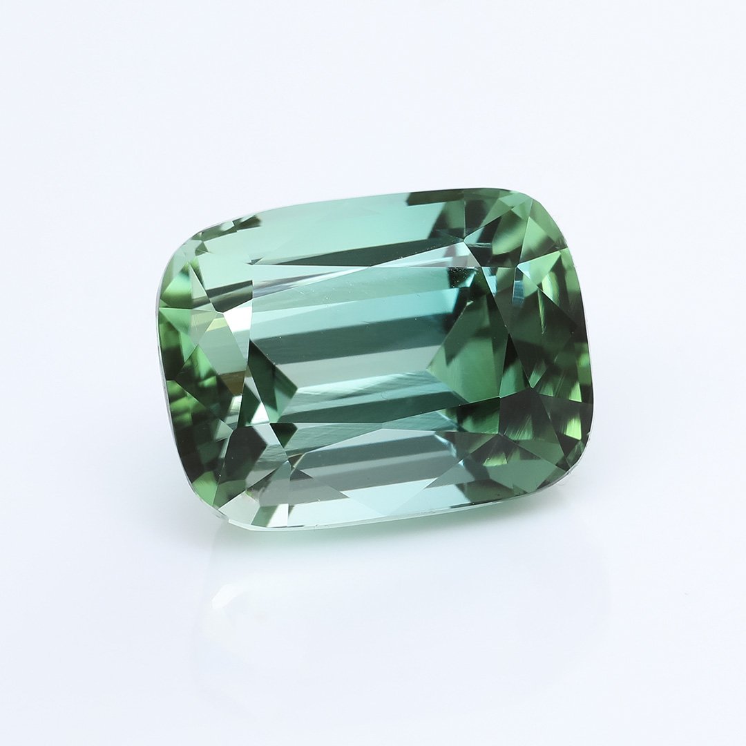 Afghan Green Tourmaline - 5.84ct - Rectangle Cushion