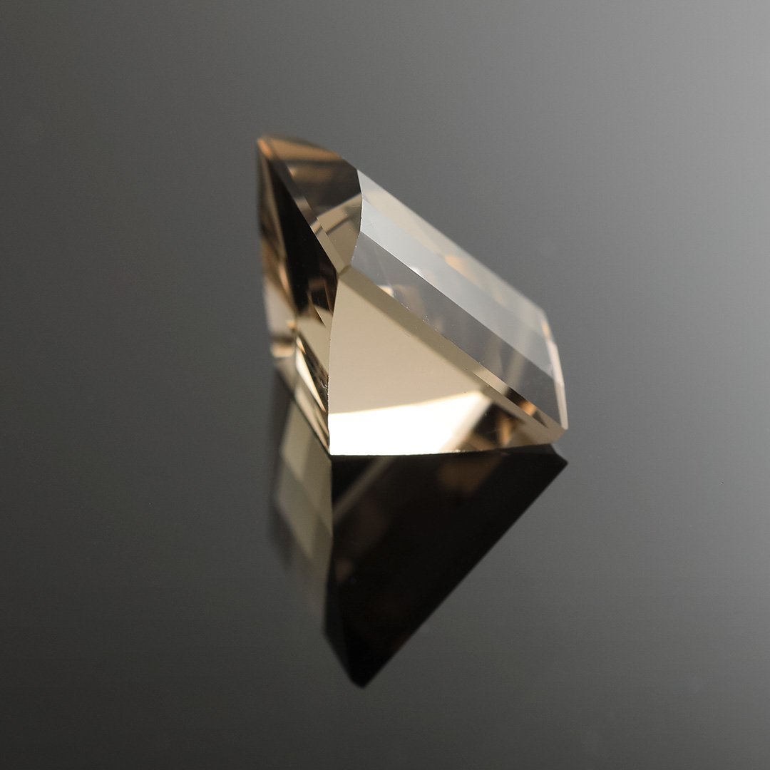 Bespoke Gems - Smokey Quartz - Mock Check Square - 8.83ct by Doug Menadue