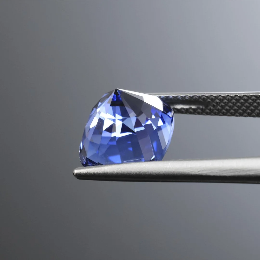 Ceylon Blue Sapphire - Rectangle Cushion - 6.34ct
