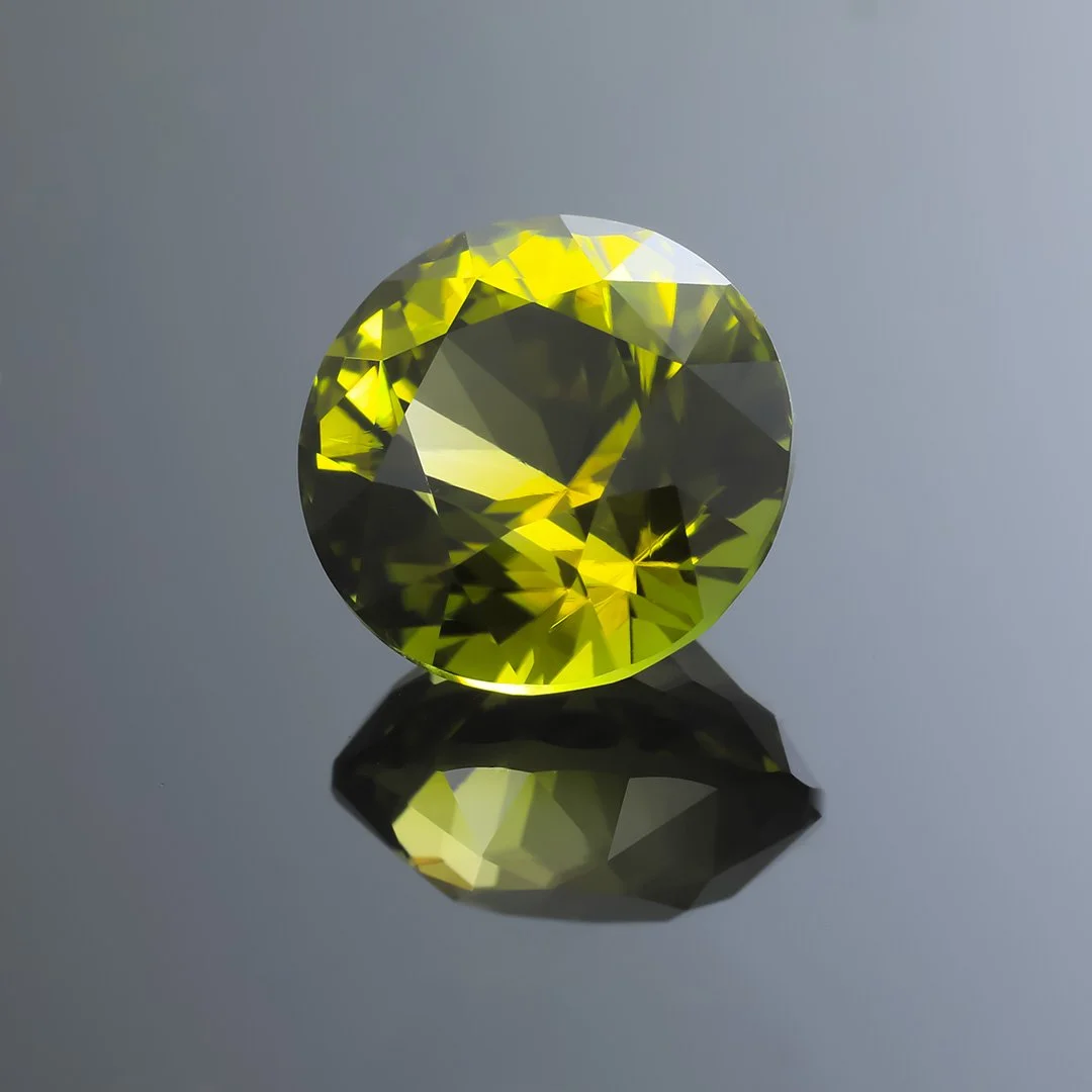Nigerian Golden Green Chartreuse Sunset Tourmaline - Halo Flare - 6.27ct